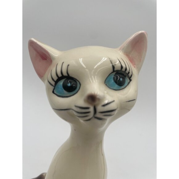 Ceramic Cat Figurine & "I Love Cats" Block Decor By Blossom Bucket Inc - Picture 8 of 11